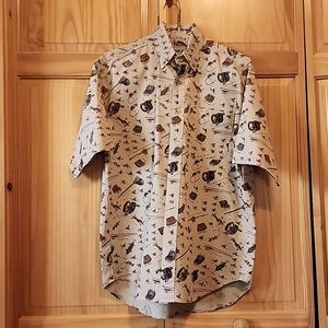 Men's short sleeve button down shirt